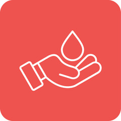 Hand Water Icon