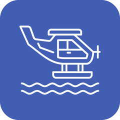 Obraz premium Seaplane Icon