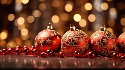 captivating visual by blending musical notes and Christmas balls, celebrating the harmony of music...