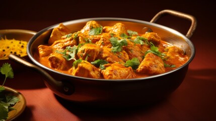 Fototapeta premium chicken curry with rice