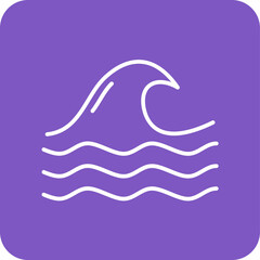 Obraz premium Sea Wave Icon