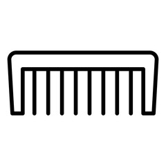 Outline Comb icon