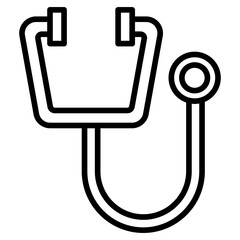 Outline Stethoscope icon