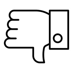 Outline Thumbs Down icon