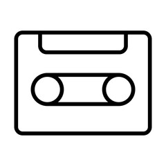 Fototapeta premium Outline Cassette icon