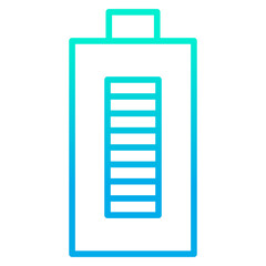 Outline gradient Battery icon