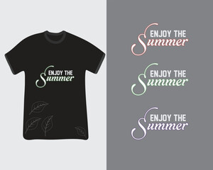 Vector Typography Style T-shirt design Unique Design template, black T-Shirt Design template