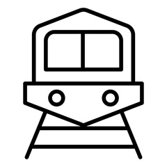 Outline Train icon