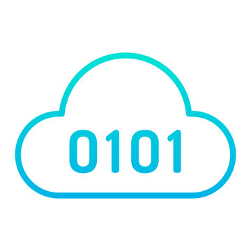 Outline gradient Cloud Code icon