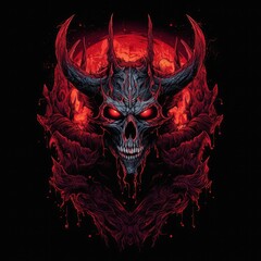 death reaper evil tshirt design mockup printable cover tattoo isolated vector illustration artwork