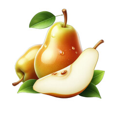 Sliced Pear Perfection, GENERATIVE AI