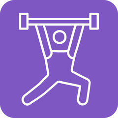 Weightlifter Icon