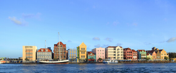 the city of Willemstad the capital of the island of Cuaracao