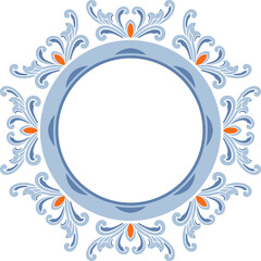 Classic circle ornament for weddings