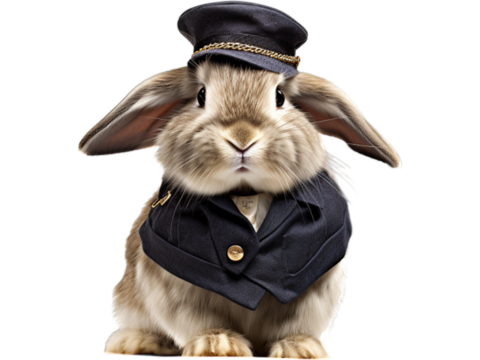 Transit Operator Mini Lop Bunny Transparent