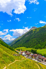 Bergdorf Vent Der Gemeindelden Tztal