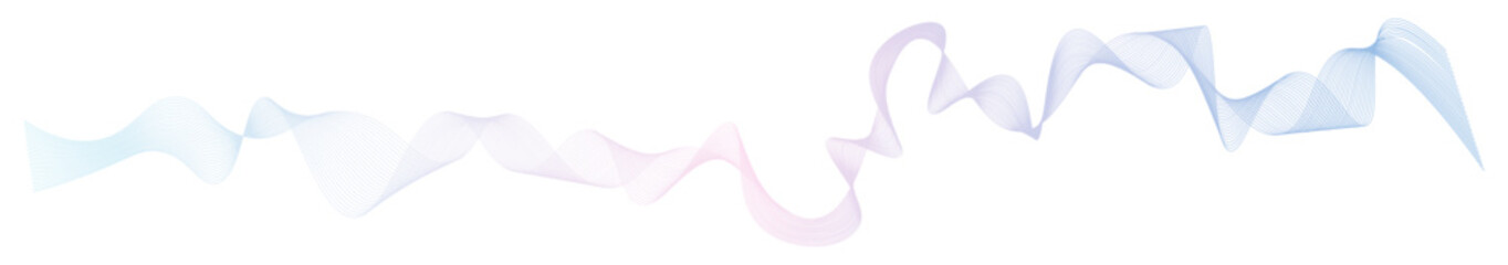 Blue and pink pastel wave background. Vector illustration.