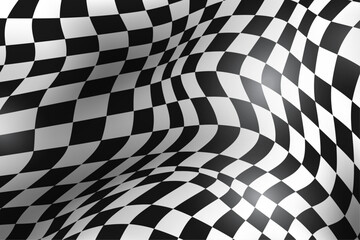 flat style distorted checkered background