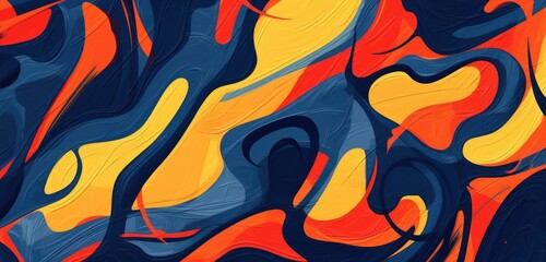 expressive graffiti neon artistic playful illustration design print geometric acid shapes style