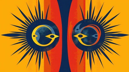 expressive graffiti neon artistic playful illustration design print geometric acid shapes style