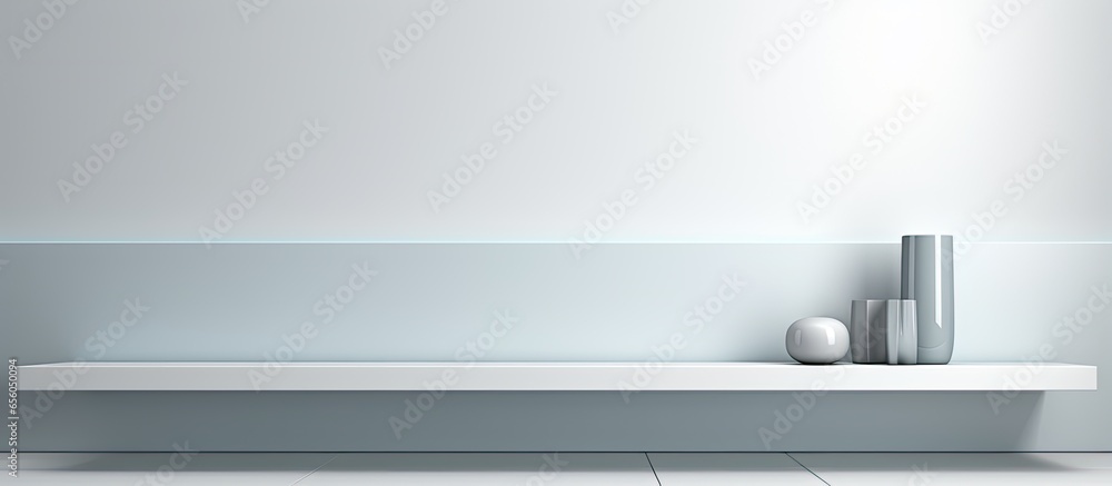 Poster white and grey gradient background for product display