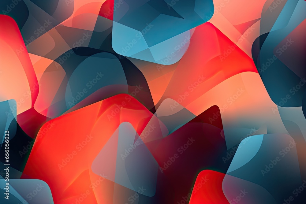 Poster geometric shapes unveiled: a minimalist digital art journey with abstract background design and line