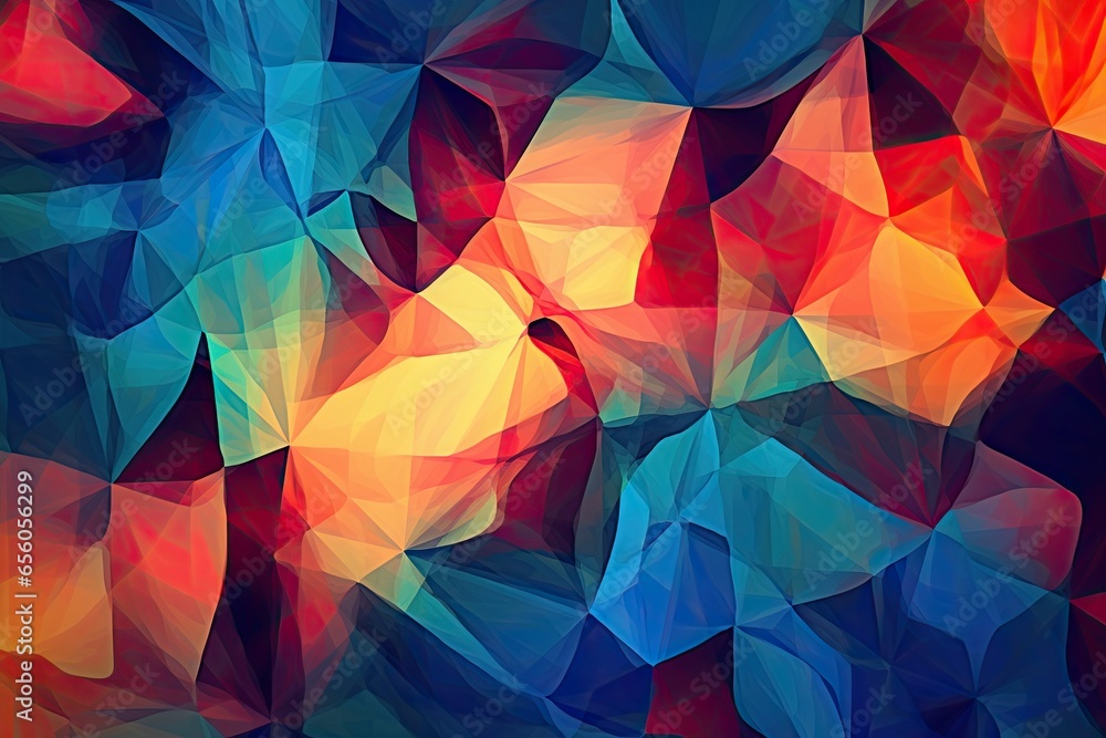 Poster vibrant abstract background images: envision a series of unique digital artworks with colorful patte