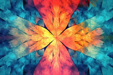 Vibrantly Colored Abstract Background Images: A Series of Unique Digital Artworks with Abstract Patterns, generative AI
