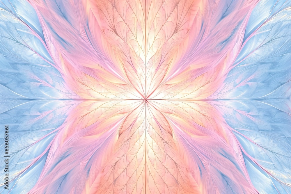 Poster pastel abstract: visualizing an intricate, digital artwork with an abstract design background, gener