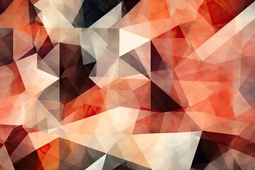 Monochromatic Geometric Overlaps: Bold Abstract Graphic Design Background, generative AI