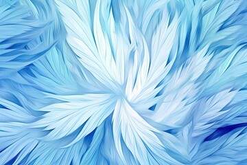 Visualize a Digital Artwork: Soothing Light Blue Abstract Pattern on Clear Sky Background, generative AI
