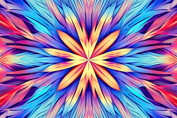 Obraz premium Intricate Abstract Patterns: Mesmerizing Optical Illusion Background, generative AI