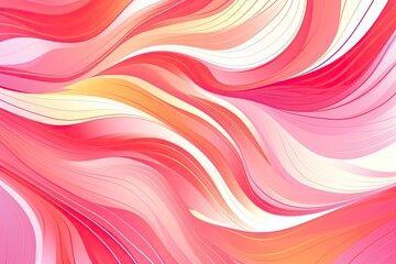 Abstract Red and White Candy Cane Swirl: A Festive and Sweet Digital Art Style Background, generative AI