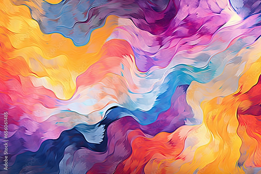 Aufkleber vibrant colorful abstract backgrounds: explore a series of unique digital artworks with abstract pat