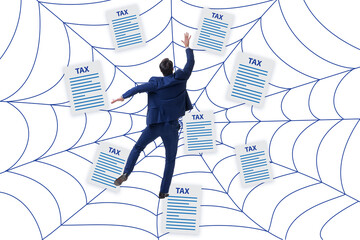 Businessman caught in the web of taxes