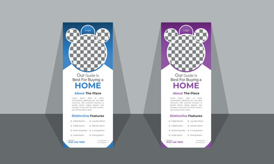 Roll up banner design template, vertical, Business Roll Up Banner stand, Vertical roll up template billboard, Standee template, X-banner template, advertisement, pull up, display, x-banner.