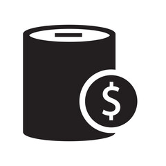 piggy bank icon logo vector design template