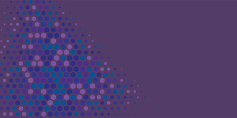 Obraz premium Geometric abstract Hexagon Two Color Background