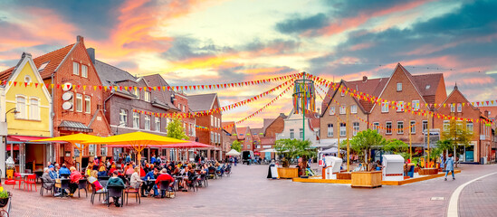 Altstadt, Meppen, Niedersachsen, Deutschland 