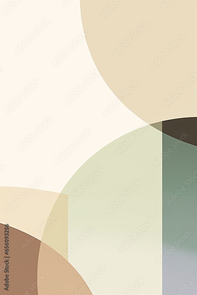 Poster modern geometric design with vibrant colors. creative abstraction and shapes for a bold, eye-catchin