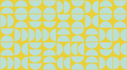 Geometry minimalistic bauhaus pattern. Vector abstract contemporary multicolored trendy texture