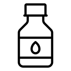Syrup bottle icon