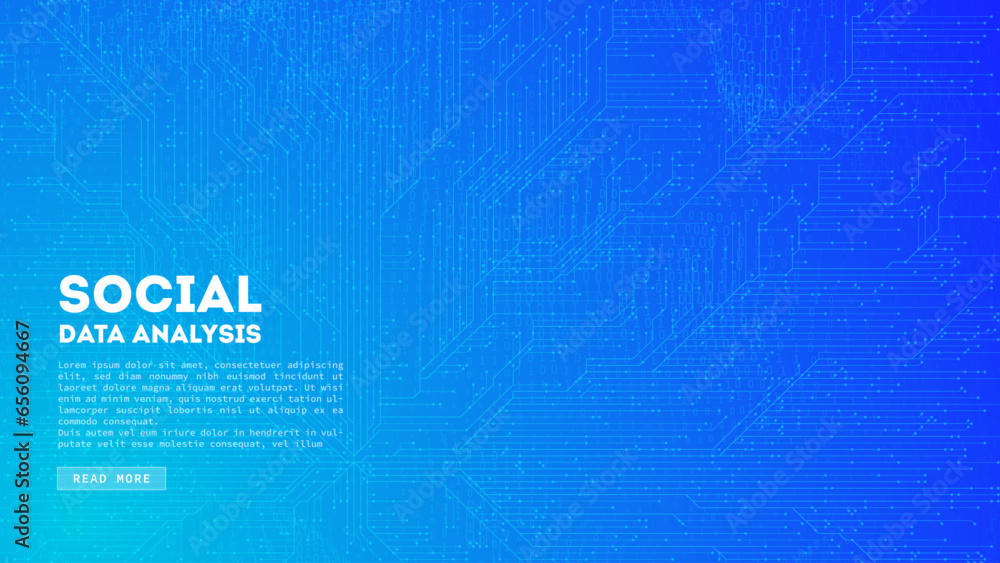 Poster Big Data cloud computing. Blockchain visualiztion. Social network information complexity.