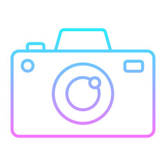 Camera Gradient Icon