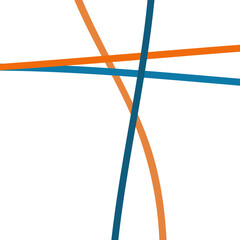 Blue teal orange lines graphic background 