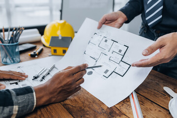 Architects and engineers jointly design and build houses, edit plans, design houses according to...