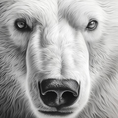 絶滅危惧種　ホッキョクグマ｜polar bear endangered species Generative AI