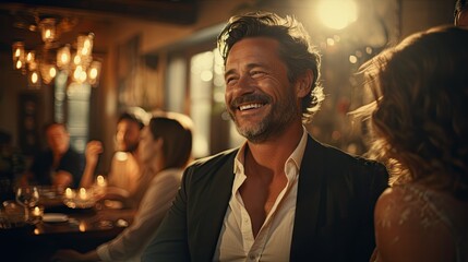 man and woman share a heartfelt embrace with their child, creating a tender family scene