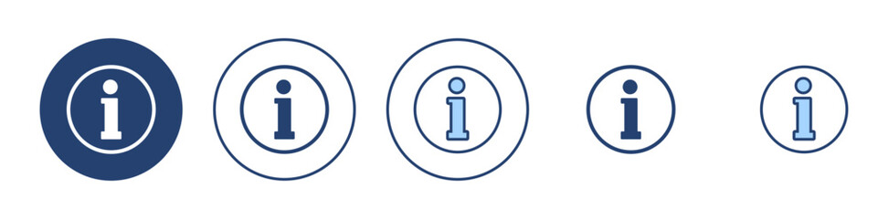 Information sign icon vector. about us sign and symbol. question mark icon