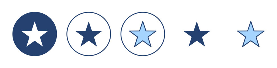 Star icon vector. rating sign and symbol. favourite star icon